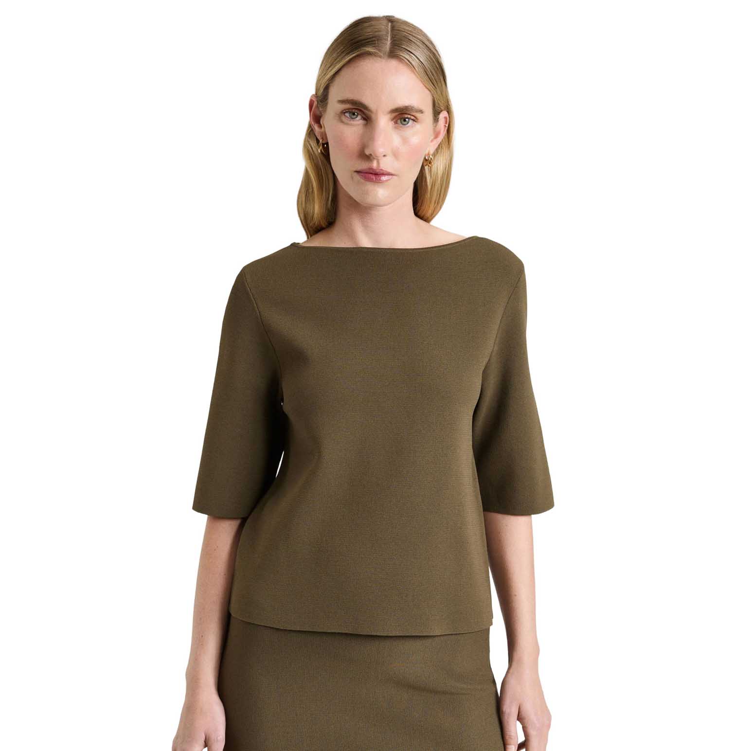 Veronika Maine Milano Funnel Neck Top